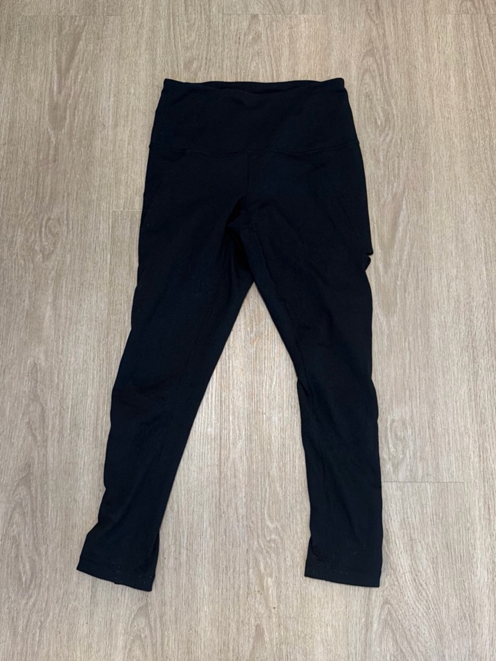 Black High-Waist Stretch Leggings